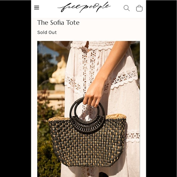 New Free People Sophia Tote Peach - Picture 4 of 10